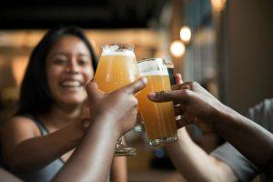 Detroit happy hour economy 2025 with bars and breweries packed with people