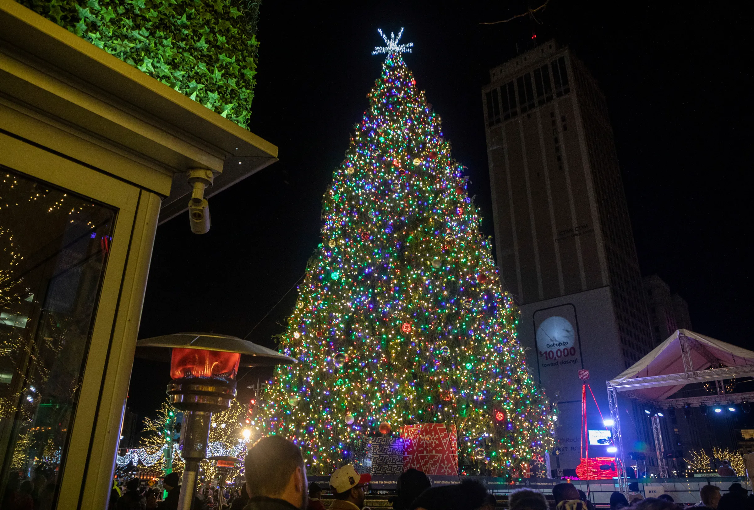 Campus Martius Tree Lighting