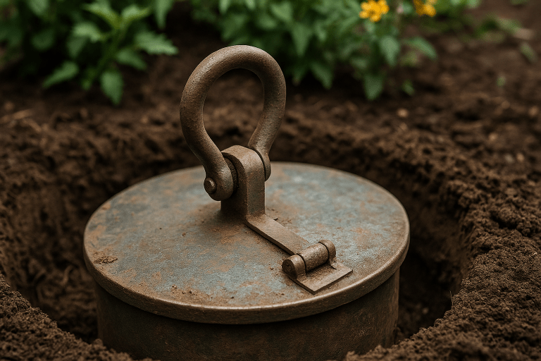 After a Woman Found a Strange Metallic Ring in Her Garden Soil, What She Pulled Up Left Experts Speechless