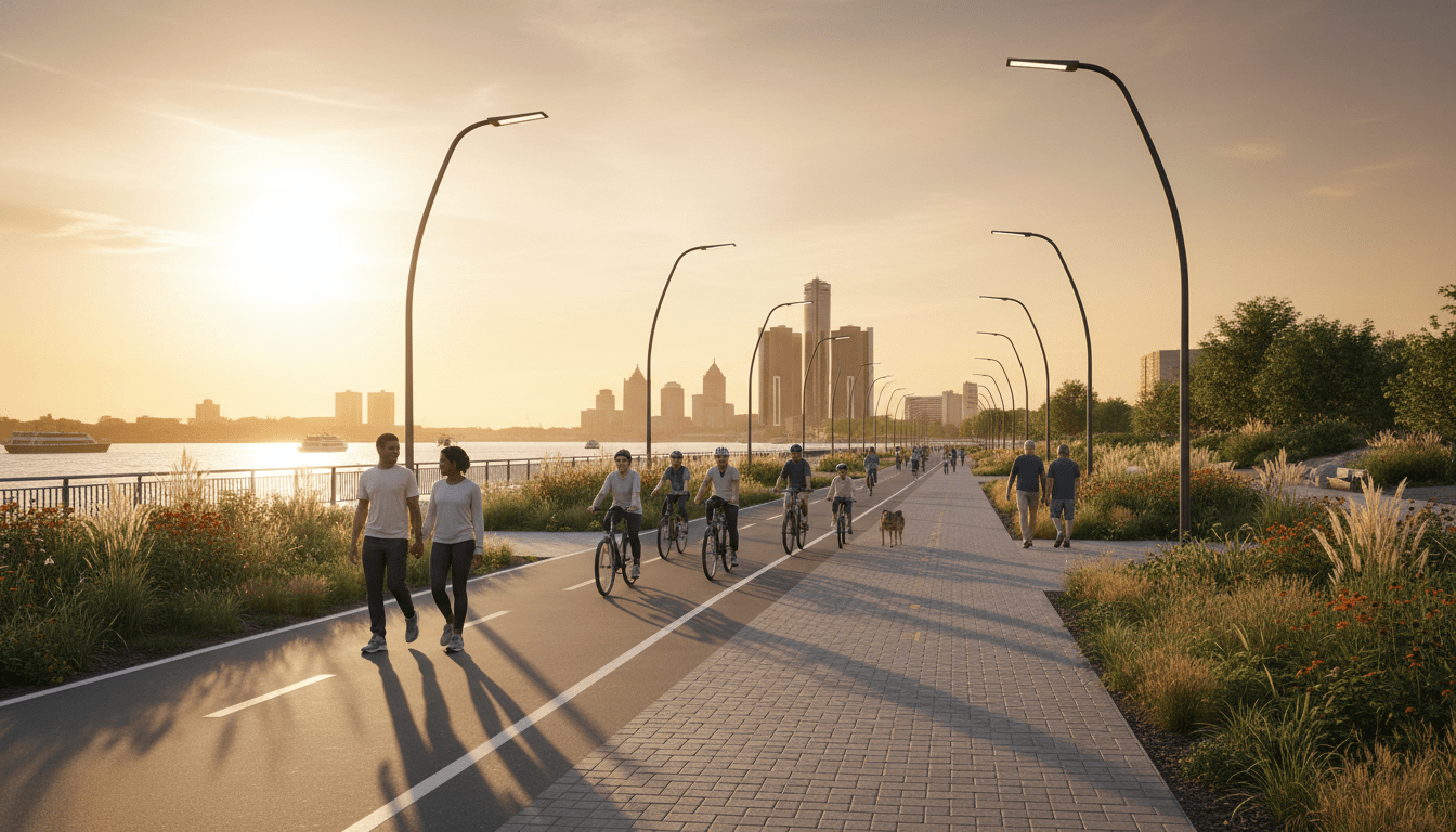 Detroit Unveils Plans for Major Eastside Greenway Expansion Linking Neighborhoods to Riverfront