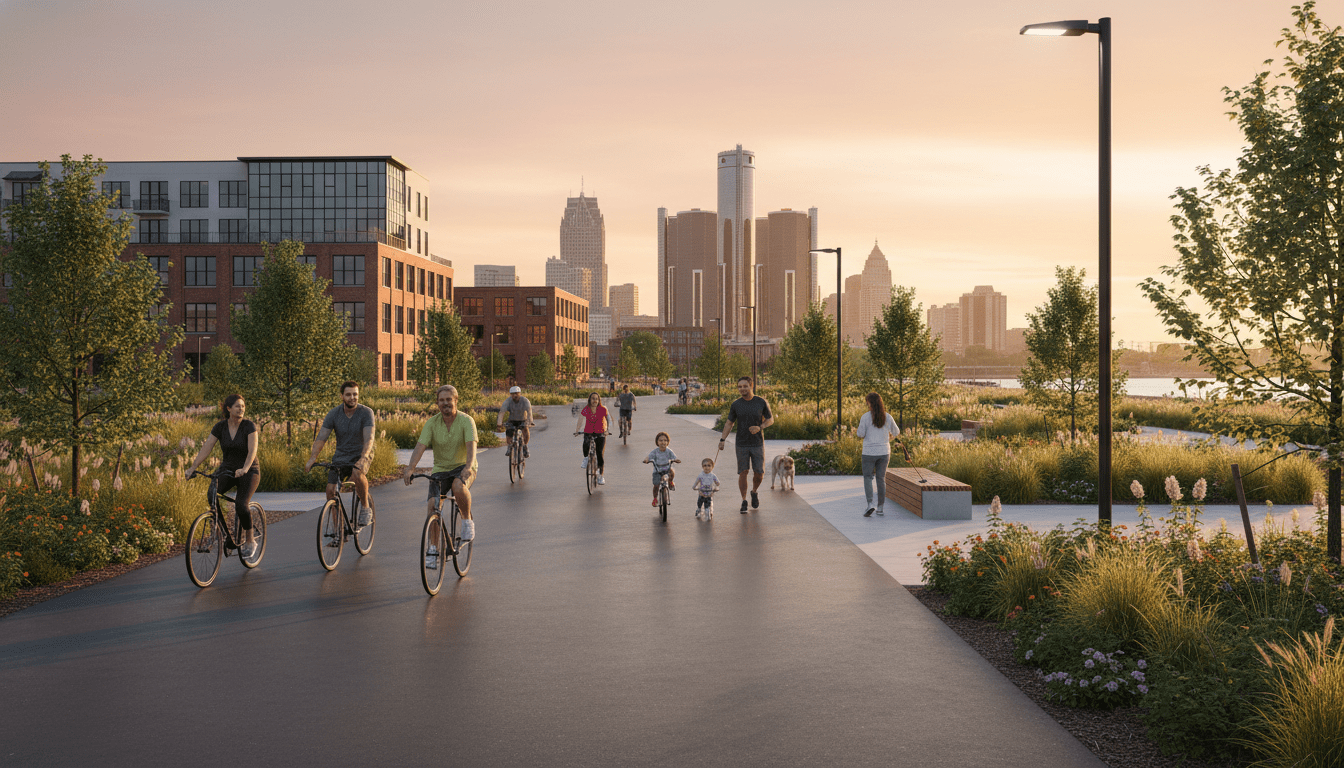 Joe Louis Greenway Expansion Marks New Milestone for Detroit Neighborhoods