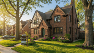 A renovated brick home in a Detroit neighborhood representing successful use of Detroit first-time homebuyer programs