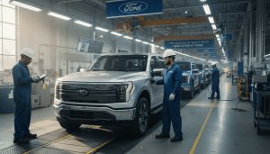 Ford EV strategy affecting production lines at the Rouge Electric Vehicle Center in Dearborn