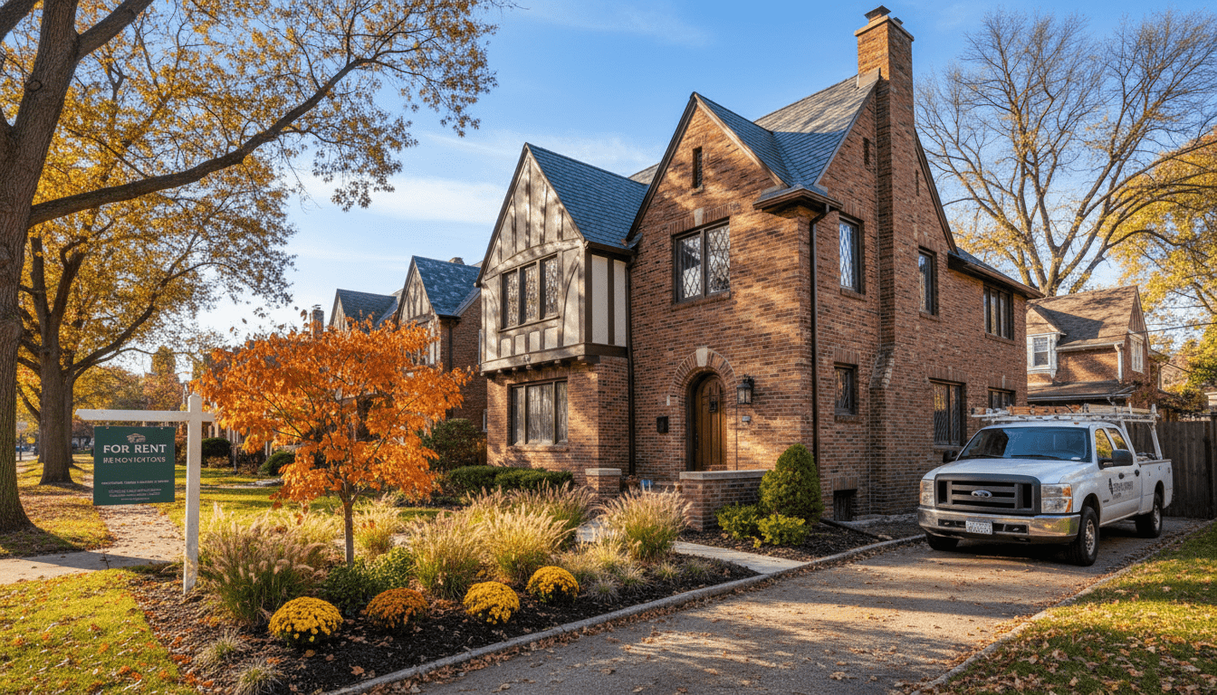Renovated brick home in a neighborhood representing the changing landscape of real estate investing Detroit