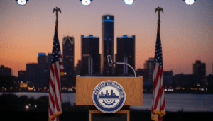 Trump Proposes Auto Loan Tax Breaks in Address to Detroit Economic Club