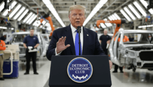 Trump Tells Detroit: “Let China Come In” to Build Cars in U.S.