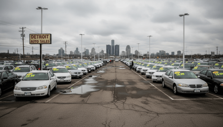 Detroit Used Car Market Stabilizes, Yet Affordability Remains a Critical Hurdle for Residents