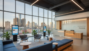 A community-focused financial center showcasing Detroit banking and finance trends in 2026.