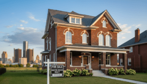 A modern renovated home representing the Detroit housing market 2026 trends.