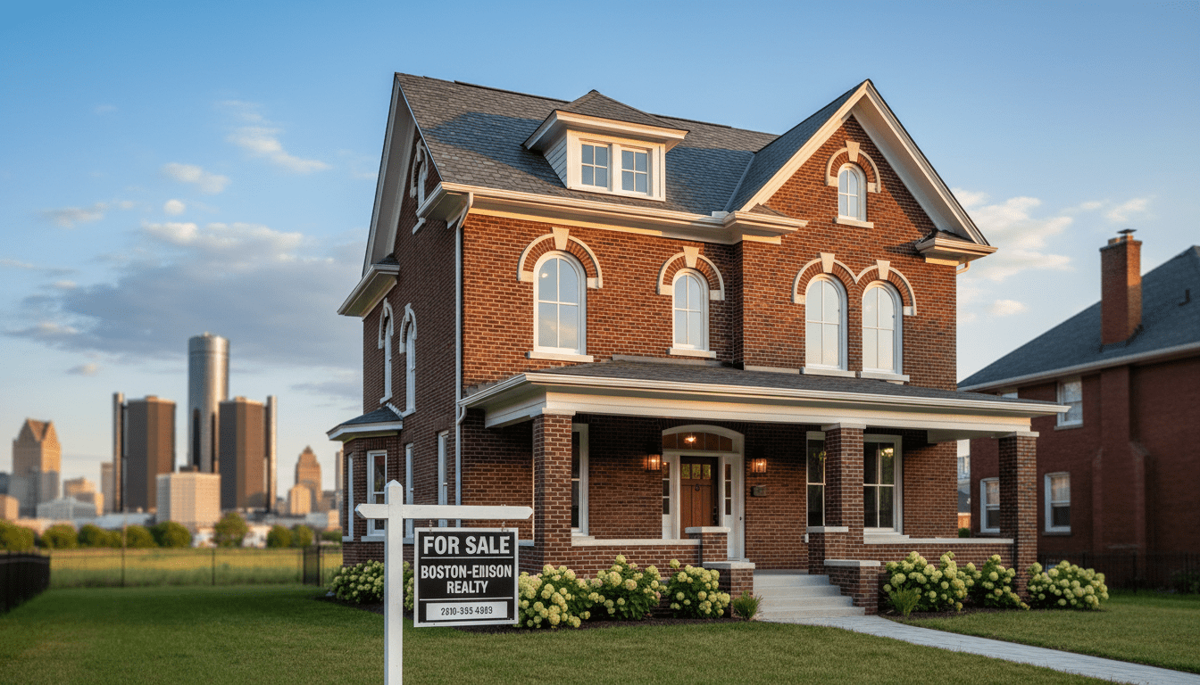 A modern renovated home representing the Detroit housing market 2026 trends.