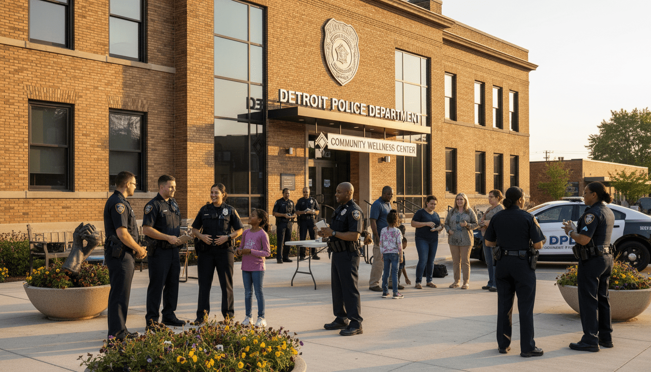 Detroit policing reforms and neighborhood safety officers in a Detroit community setting.