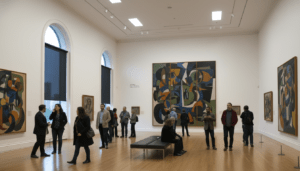 A new exhibition at a Detroit museum featuring a rare collection of mid-century art.