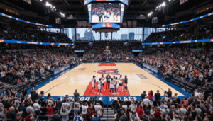 Detroit Pistons players on court during a 2026 game, representing the latest Pistons news 2026.