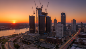 New Development Projects Transform Downtown Detroit Skyline