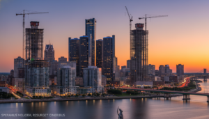 A professional view of the city skyline reflecting the cost of living Detroit 2026.