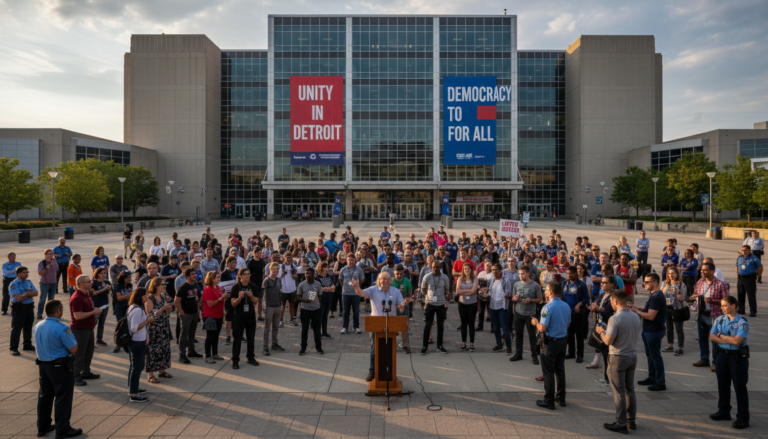 Detroit Democratic Convention Controversy Draws National Attention