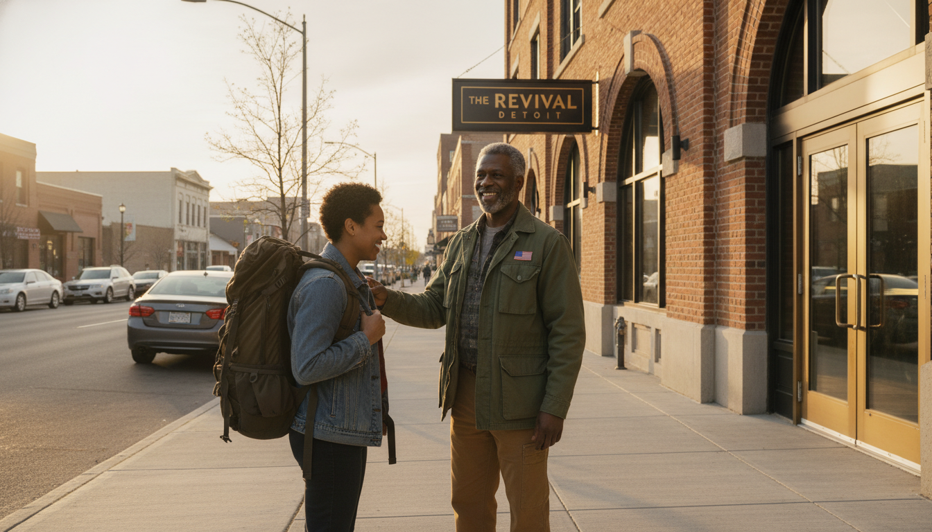 A Detroit veteran story of resilience and community support in a local neighborhood.
