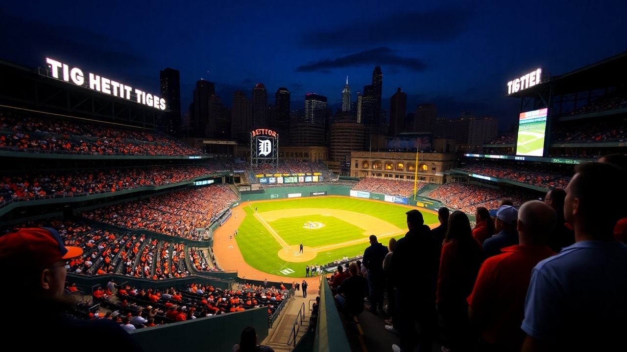 Detroit Tigers fans at Comerica Park as the team looks to sustain success over the long haul