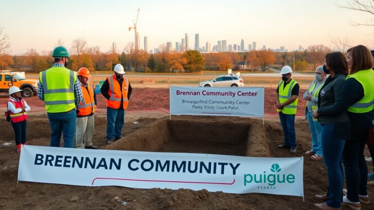 Detroit Breaks Ground on New Brennan Community Center at Rouge Park