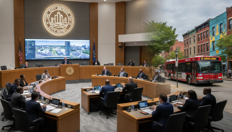 Detroit City Council Intensifies Focus on Poverty Reduction and Public Transit Infrastructure