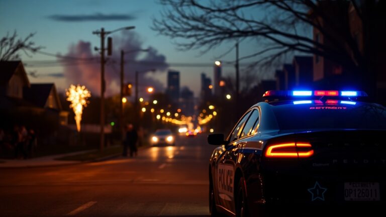 Detroit curfew sweep tickets 180 minors during fireworks crackdown