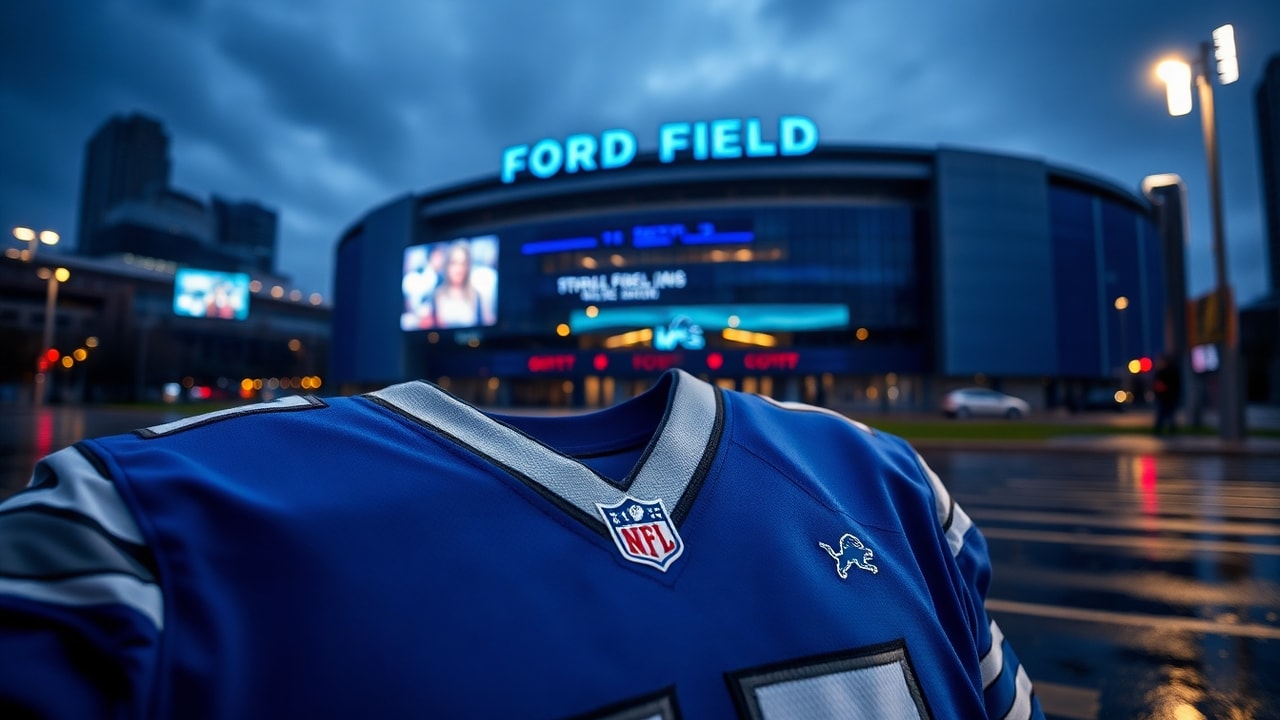 Detroit Lions release CB Terrion Arnold after arrest—Lions jersey and roster update in Detroit near Ford Field