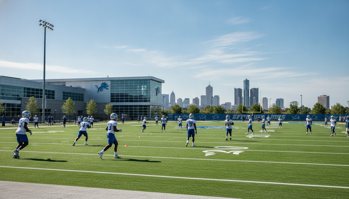 Detroit Lions roster battles taking place during minicamp in Allen Park