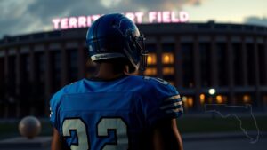 Detroit Lions player Terrion Arnold in a news-style image for legal case update