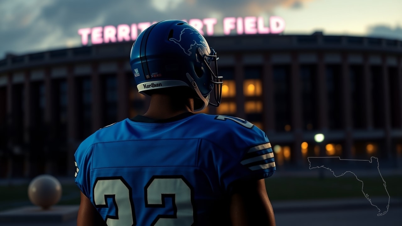 Detroit Lions player Terrion Arnold in a news-style image for legal case update
