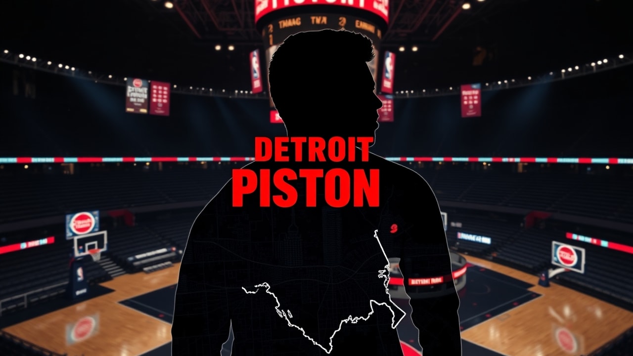 Detroit Pistons, Kawhi Leonard trade, projected trade package rumor imagery near Little Caesars Arena in Detroit