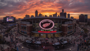 A view of the Detroit Red Wings arena highlighting the team's potential for a Red Wings players bounce-back season.