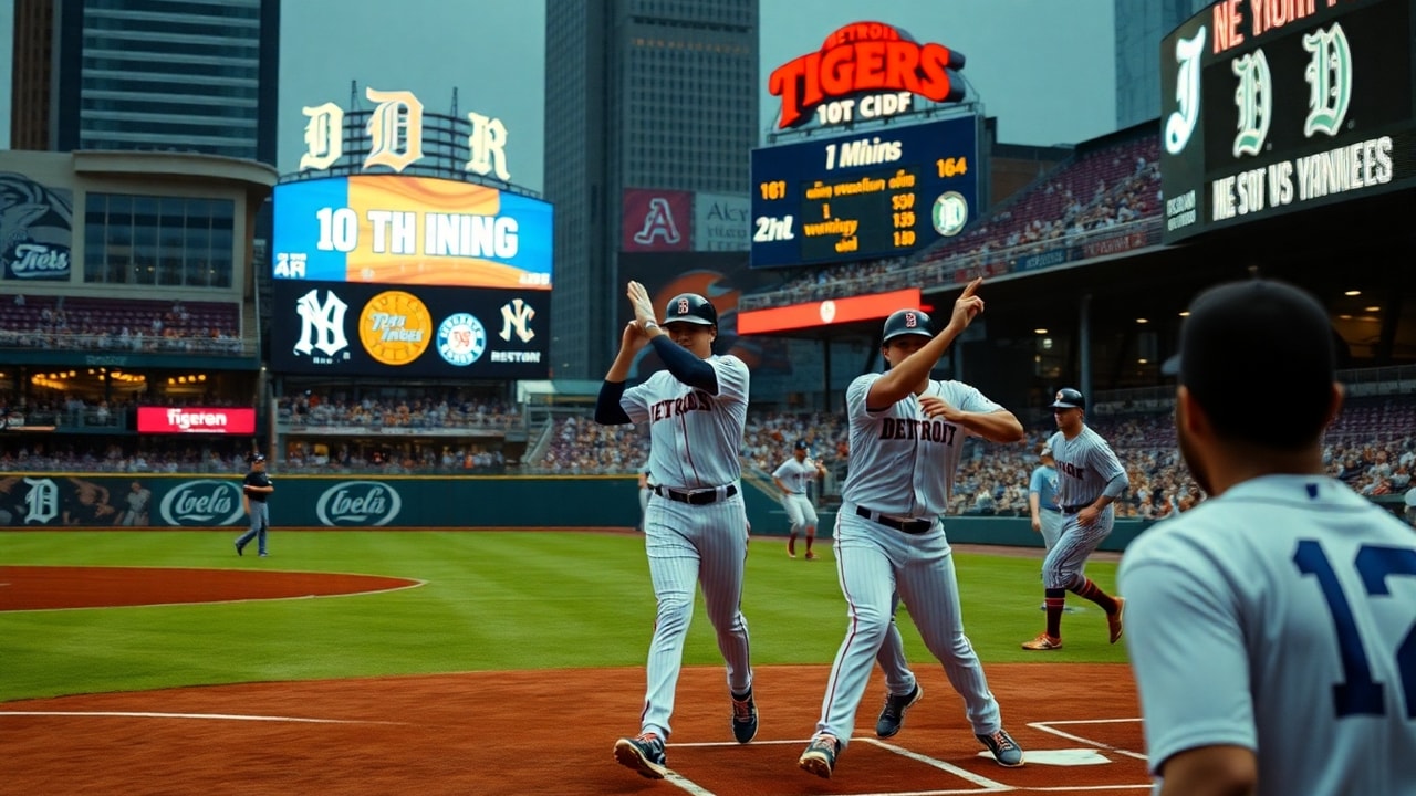 Detroit Tigers news: Red Sox vs Yankees 10th-inning rally ends with a four-game sweep of the Yankees