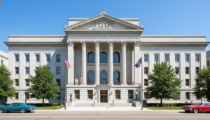 A federal courthouse where the fentanyl case Michigan sentencing took place.