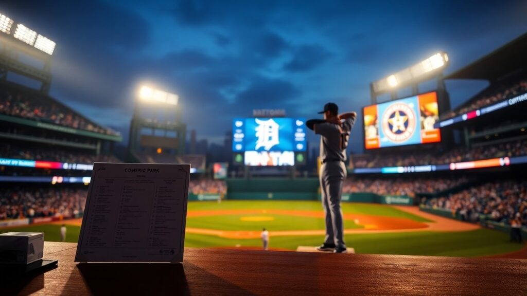 Tigers Announce Starting Lineup vs Astros With Keider Montero