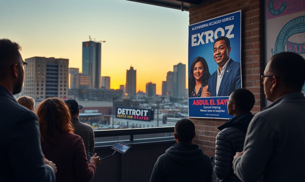 AOC endorses Abdul El-Sayed in Michigan Senate race, signaling a new push in Detroit politics