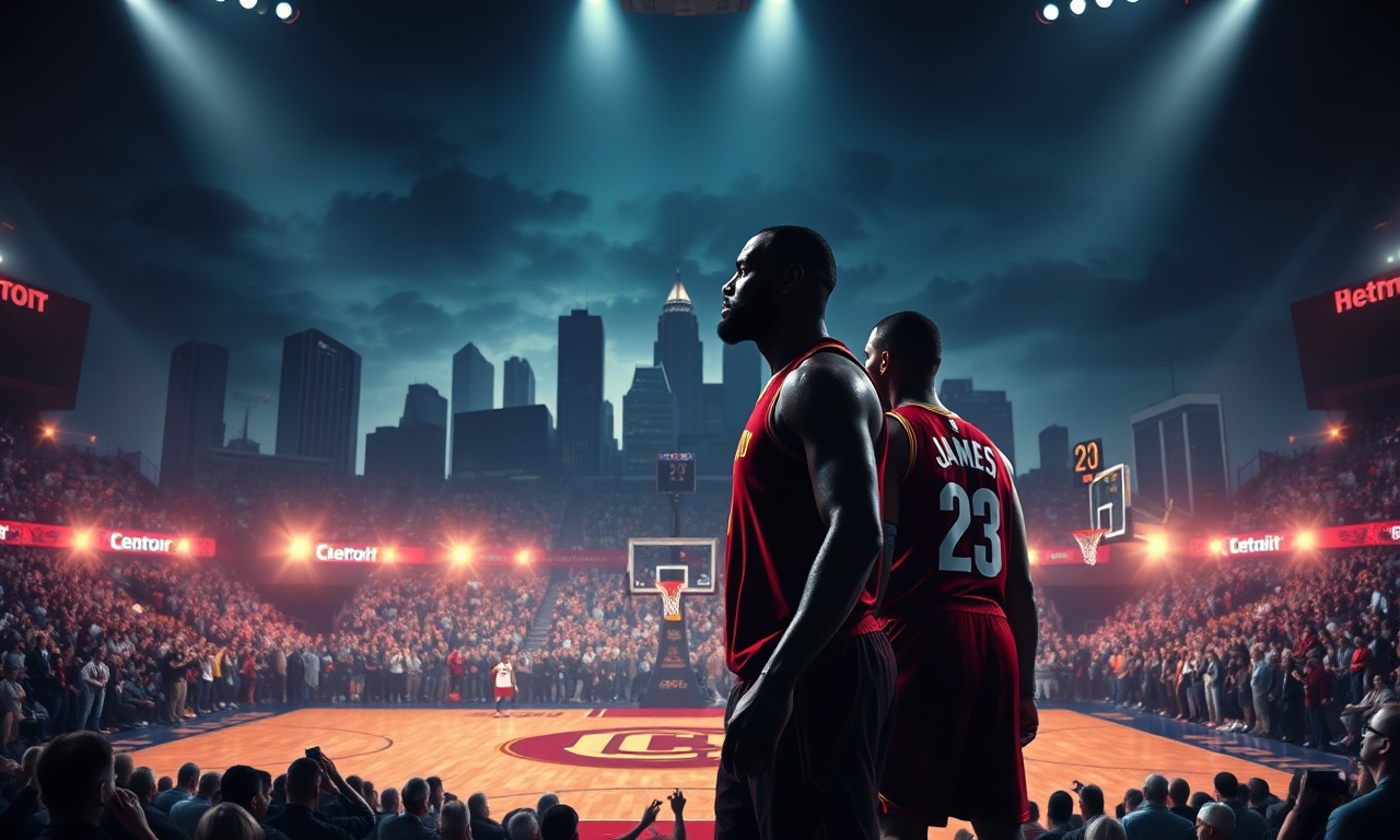 Detroit sports buzz as the Cleveland Cavaliers and LeBron James and Bronny James homecoming storyline draws attention