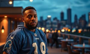Detroit Lions star seen near Michael Rubin’s party crew in a celebrity sports setting