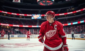 Detroit Red Wings Stillman 23-year-old one-year deal announced at Little Caesars Arena