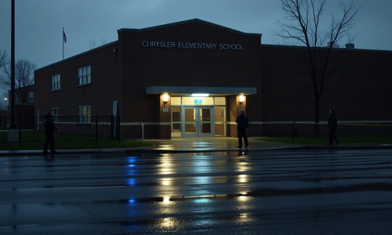 Detroit school fight at Chrysler Elementary turns shooting; one person dead