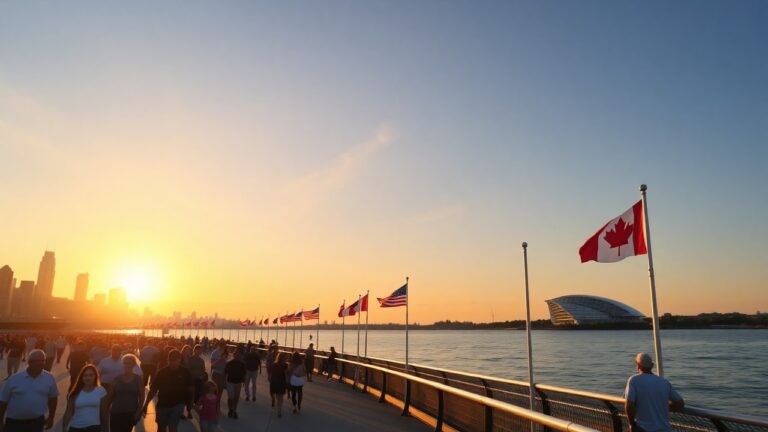 Detroit & Windsor Share Summer Tradition Across the Border Along the Detroit River