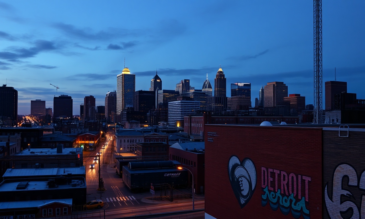 How Detroit reflects America through redevelopment, housing growth, and industry change in Detroit