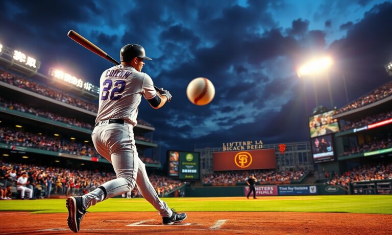 Jake McCarthy Leadoff Homer Highlights Rockies’ Rout of Giants