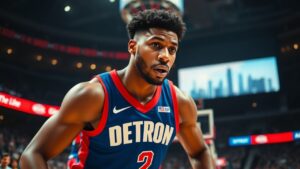 Detroit Pistons Jalen Duren Explains Lakers switch during a defensive possession near the paint