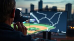 Detroit Tigers fans watching the Tigers road trip during the 3-game series vs. the Texas Rangers