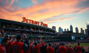 Detroit Tigers 2024 season playoff odds and AL Central race excitement outside Comerica Park