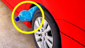 If You See a Plastic Bottle Stuck on Your Car Tire, Here’s the Shocking Danger You Need to Know
